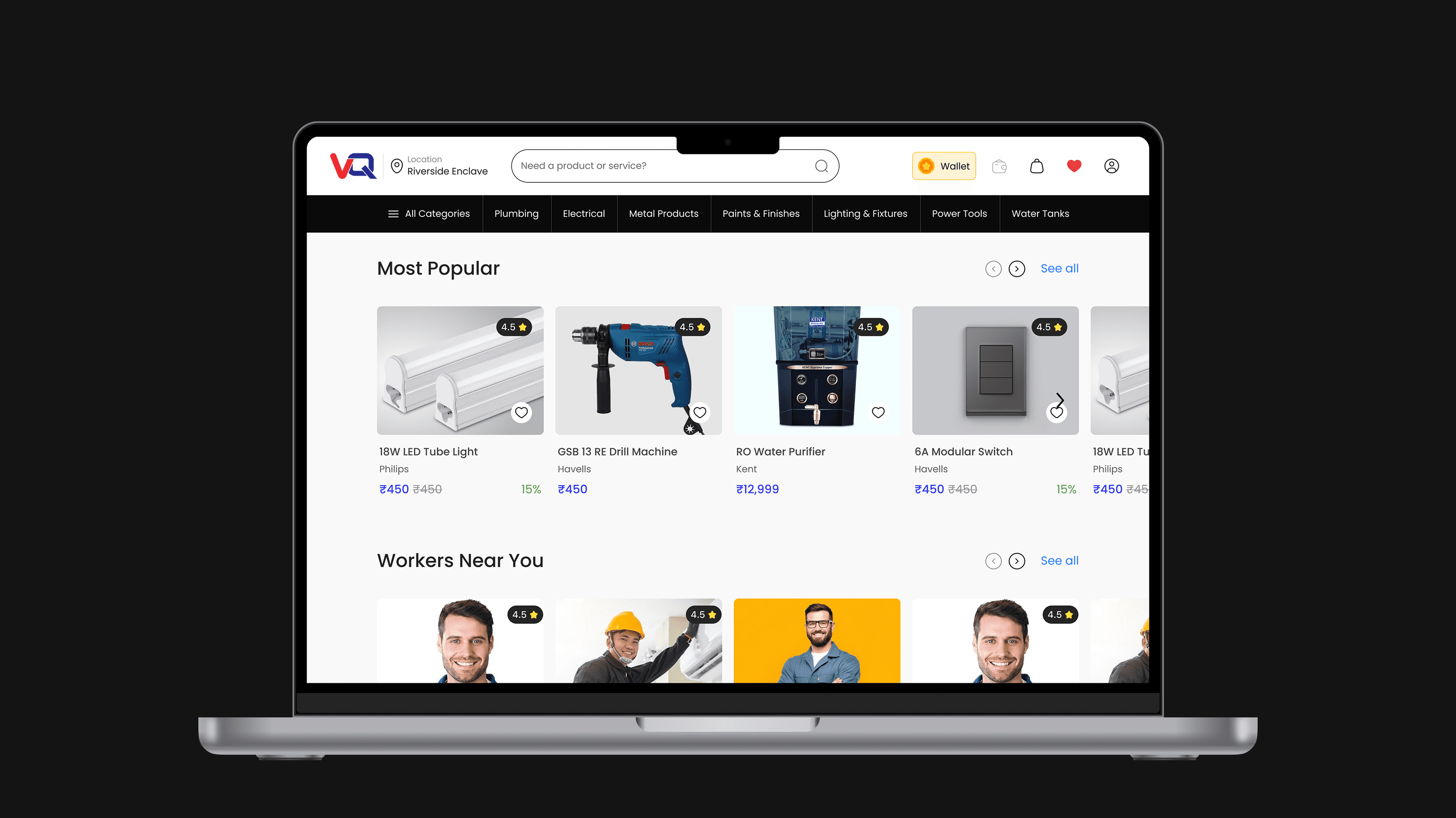 VQ Buildware Dashboard